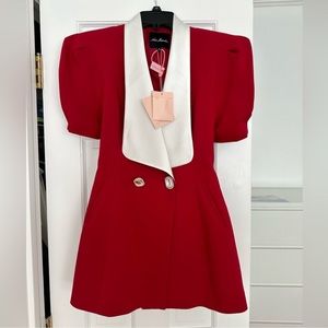 Nana Jacqueline Alia Dress Red Size Small (S) Never Worn NWT